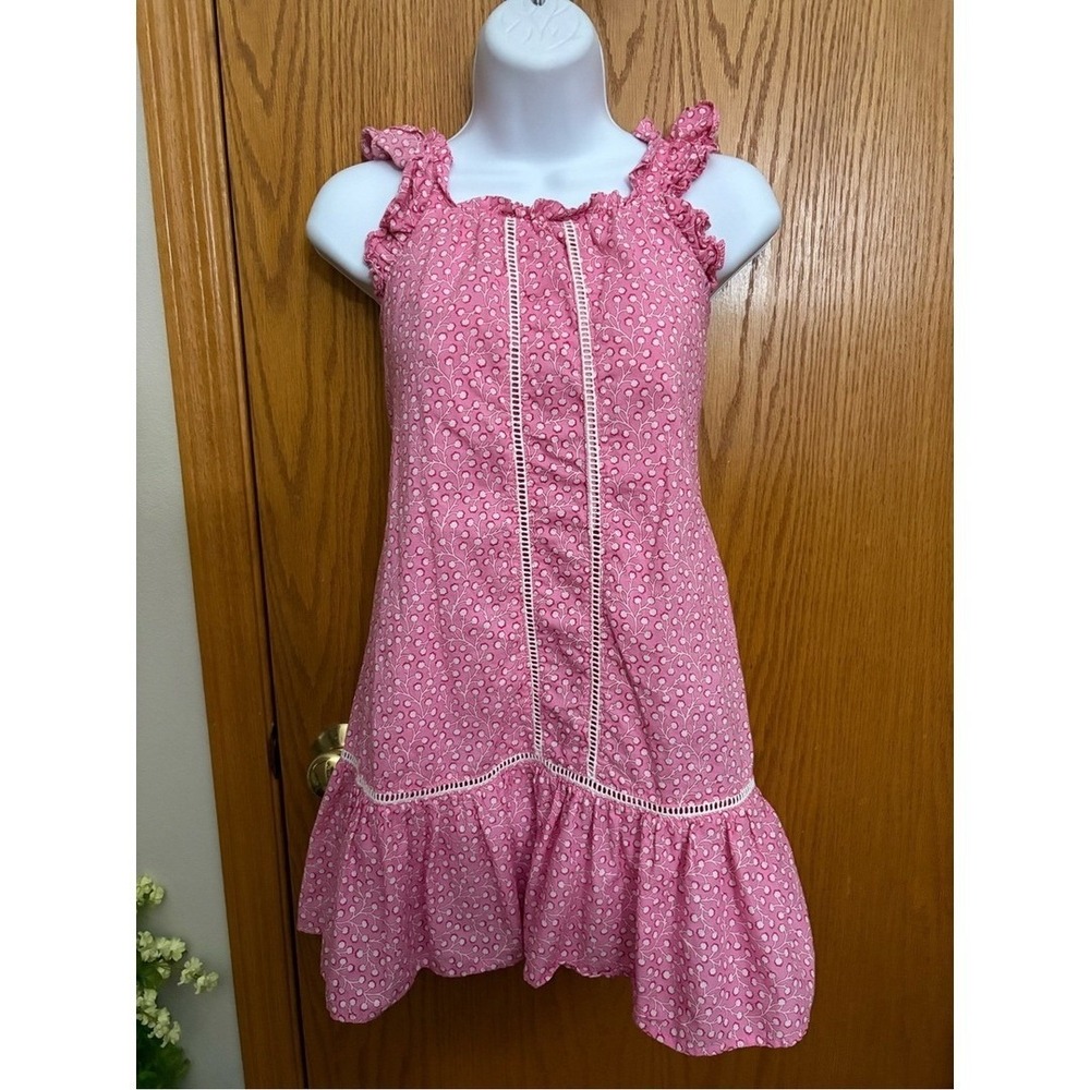 French Connection Pink Floral-Print Sundress